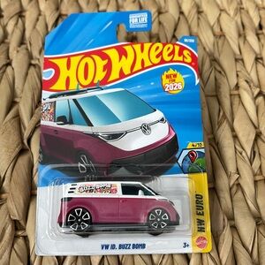 Volkswagen ID Buzz Minivan Bus EV Electric VW Vehicle Mini Van Hotwheels 2026 🆕